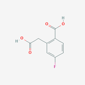 2-(Carboxymethyl)-4-fluorobenzoic acid