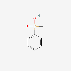 molecular formula C7H9O2P B1595570 甲基苯基膦酸 CAS No. 4271-13-0