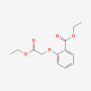 molecular formula C13H16O5 B1595572 Ethyl 2-(2-ethoxy-2-oxoethoxy)benzoate CAS No. 56424-77-2