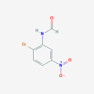 molecular formula C7H5BrN2O3 B1595575 N-(2-bromo-5-nitrophenyl)formamide CAS No. 98556-09-3