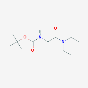molecular formula C11H22N2O3 B1595577 Boc-amino-acetic acid diethylamide CAS No. 500871-60-3