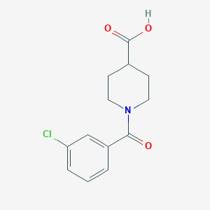 1-(3-Chlorobenzoyl)piperidine-4-carboxylic acid