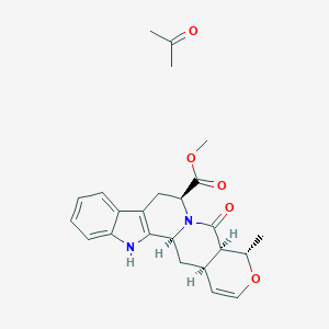 molecular formula C24H28N2O5 B159559 5-Carboxytetrahydroalstonine CAS No. 133541-29-4