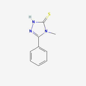 molecular formula C9H9N3S B1595594 4-methyl-5-phenyl-4H-1,2,4-triazole-3-thiol CAS No. 38942-51-7