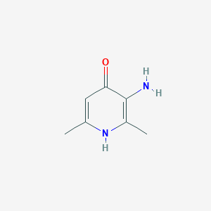 molecular formula C7H10N2O B1595609 3-Amino-2,6-dimethylpyridin-4-ol CAS No. 409316-67-2