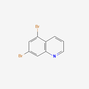 molecular formula C9H5Br2N B1595614 5,7-二溴喹啉 CAS No. 34522-69-5