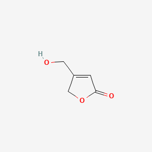 molecular formula C5H6O3 B1595619 2(5H)-Furanone, 4-(hydroxymethyl)- CAS No. 80904-75-2