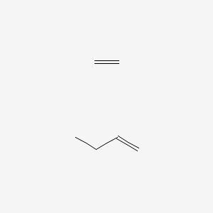 molecular formula C6H12 B1595626 1-Butene, polymer with ethene CAS No. 25087-34-7