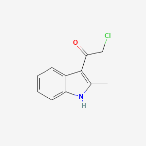 molecular formula C11H10ClNO B1595627 2-chloro-1-(2-methyl-1H-indol-3-yl)ethanone CAS No. 38693-08-2
