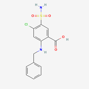 N-Benzyl-4-chloro-5-sulfamoylanthranilic acid