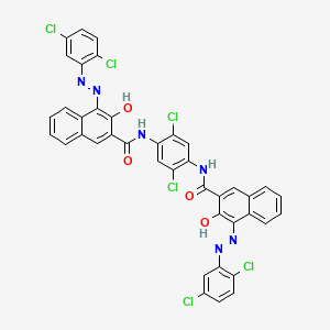 molecular formula C40H22Cl6N6O4 B1595642 Sumitone fast red b CAS No. 40618-31-3
