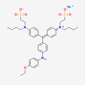 molecular formula C39H48N3NaO7S2 B1595643 C.I. Acid Blue 100 CAS No. 5863-47-8