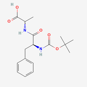 molecular formula C17H24N2O5 B1595649 t-Butyloxycarbonylphenylalanylalanine CAS No. 55677-48-0