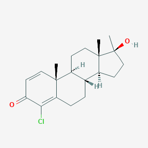 molecular formula C20H27ClO2 B159566 4-Chlorodehydromethyltestosterone CAS No. 2446-23-3