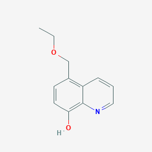 molecular formula C12H13NO2 B1595661 5-(Ethoxymethyl)quinolin-8-ol CAS No. 22049-19-0