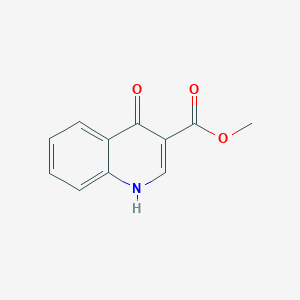 molecular formula C11H9NO3 B1595662 Methyl 4-hydroxyquinoline-3-carboxylate CAS No. 38113-86-9