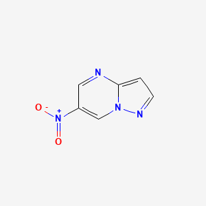 molecular formula C6H4N4O2 B1595664 6-Nitropyrazolo[1,5-a]pyrimidine CAS No. 55405-65-7
