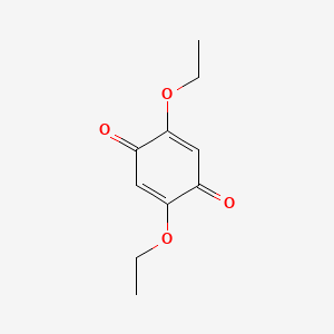 molecular formula C10H12O4 B1595665 2,5-Diethoxycyclohexa-2,5-diene-1,4-dione CAS No. 20765-04-2