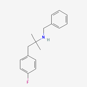 molecular formula C17H20FN B1595667 N-Benzyl-1-(4-fluorophenyl)-2-methyl-2-aminopropane CAS No. 4116-02-3