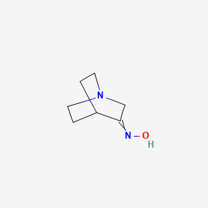molecular formula C7H12N2O B1595668 3-Quinuclidinone oxime CAS No. 35423-17-7
