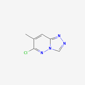 molecular formula C6H5ClN4 B1595671 6-Chloro-7-methyl-[1,2,4]triazolo[4,3-b]pyridazine CAS No. 58826-39-4