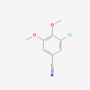 3-Chloro-4,5-dimethoxybenzonitrile