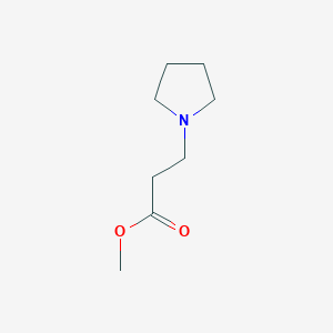 molecular formula C8H15NO2 B1595680 Methyl 3-(pyrrolidin-1-yl)propanoate CAS No. 22041-21-0