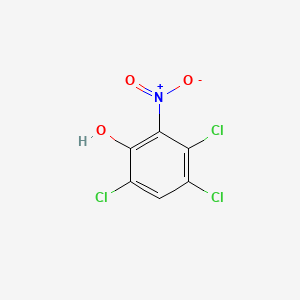 molecular formula C6H2Cl3NO3 B1595706 3,4,6-Trichloro-2-nitrophenol CAS No. 82-62-2