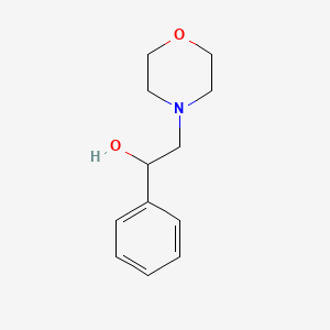molecular formula C12H17NO2 B1595707 2-吗啉基-1-苯乙醇 CAS No. 4432-34-2