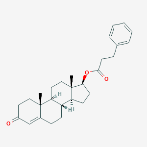 molecular formula C28H36O3 B159571 睾酮苯丙酸酯 CAS No. 1255-49-8