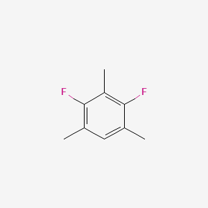 molecular formula C9H10F2 B1595718 2,4-Difluoro-1,3,5-trimethylbenzene CAS No. 392-61-0
