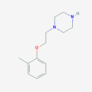 molecular formula C13H20N2O B1595724 1-(2-o-Tolyloxy-ethyl)-piperazine CAS No. 65489-03-4