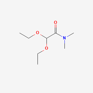 molecular formula C8H17NO3 B1595726 2,2-Diethoxy-N,N-dimethylacetamide CAS No. 34640-92-1