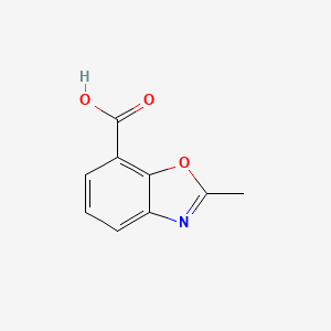 molecular formula C9H7NO3 B1595737 2-甲基-1,3-苯并噁唑-7-羧酸 CAS No. 52395-92-3