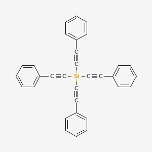molecular formula C32H20Si B1595773 Tetrakis(phenylethynyl)silane CAS No. 18769-86-3