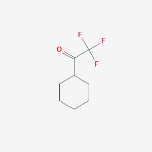 molecular formula C8H11F3O B1595776 1-环己基-2,2,2-三氟乙酮 CAS No. 6302-04-1