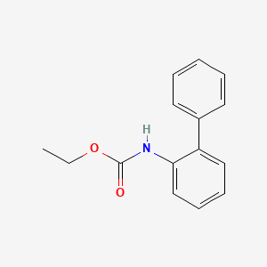 molecular formula C15H15NO2 B1595777 Ethyl [1,1'-biphenyl]-2-ylcarbamate CAS No. 6301-18-4