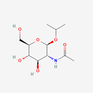 molecular formula C11H21NO6 B1595781 Isopropyl 2-acetamido-2-deoxy-b-D-glucopyranoside CAS No. 78341-33-0