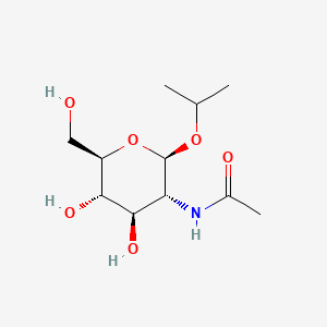 molecular formula C18H35N3O13 B1595781 Isopropyl 2-acetamido-2-deoxy-b-D-glucopyranoside CAS No. 78341-33-0