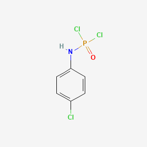 molecular formula C6H5Cl3NOP B1595791 (4-Chlorophenyl)phosphoramidic dichloride CAS No. 6971-73-9