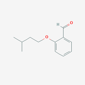 molecular formula C12H16O2 B1595793 2-(3-Methylbutoxy)benzaldehyde CAS No. 81995-28-0