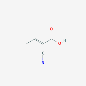 molecular formula C6H7NO2 B1595796 2-Cyano-3-methyl-2-butenoic Acid CAS No. 759-21-7