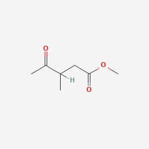 molecular formula C7H12O3 B1595813 Methyl 3-methyl-4-oxopentanoate CAS No. 25234-83-7