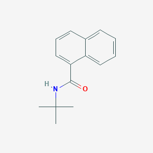 molecular formula C15H17NO B1595822 N-tert-butylnaphthalene-1-carboxamide CAS No. 53463-11-9