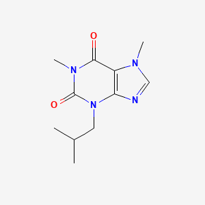 molecular formula C11H16N4O2 B1595828 1,7-Dimethyl-3-isobutylxanthine CAS No. 7464-84-8