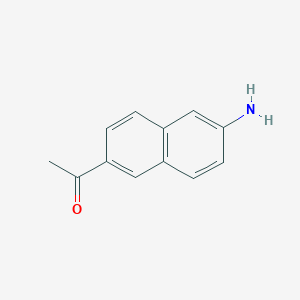 molecular formula C12H11NO B1595831 1-(6-Aminonaphthalen-2-yl)ethanone CAS No. 7470-88-4