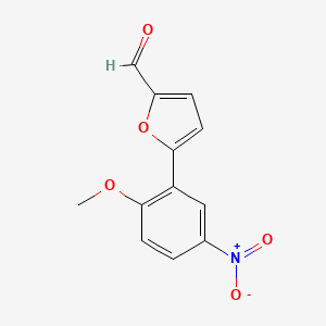 B1595836 5-(2-Methoxy-5-nitrophenyl)furan-2-carbaldehyde CAS No. 714939-06-7