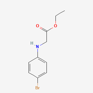 molecular formula C10H12BrNO2 B1595838 乙基[(4-溴苯基)氨基]乙酸酯 CAS No. 2521-92-8