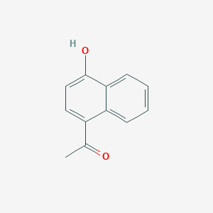 molecular formula C12H10O2 B1595843 4-ACETYL-1-NAPHTHOL CAS No. 3669-52-1