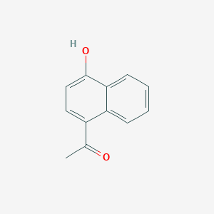 molecular formula C12H10O2 B1595843 1-(4-羟基萘-1-基)乙酮 CAS No. 3669-52-1